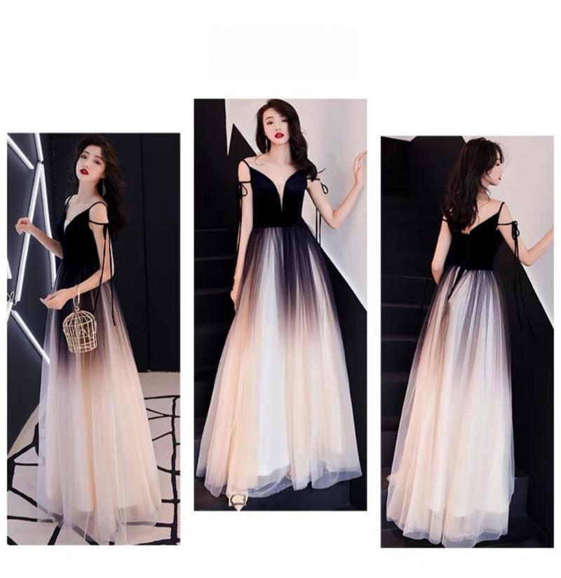 Product Introduction of Gradient Evening Dress Women's Long 2024 New Annual Meeting Host Ladies Banquet Dress Noble Elegant Slimming 8