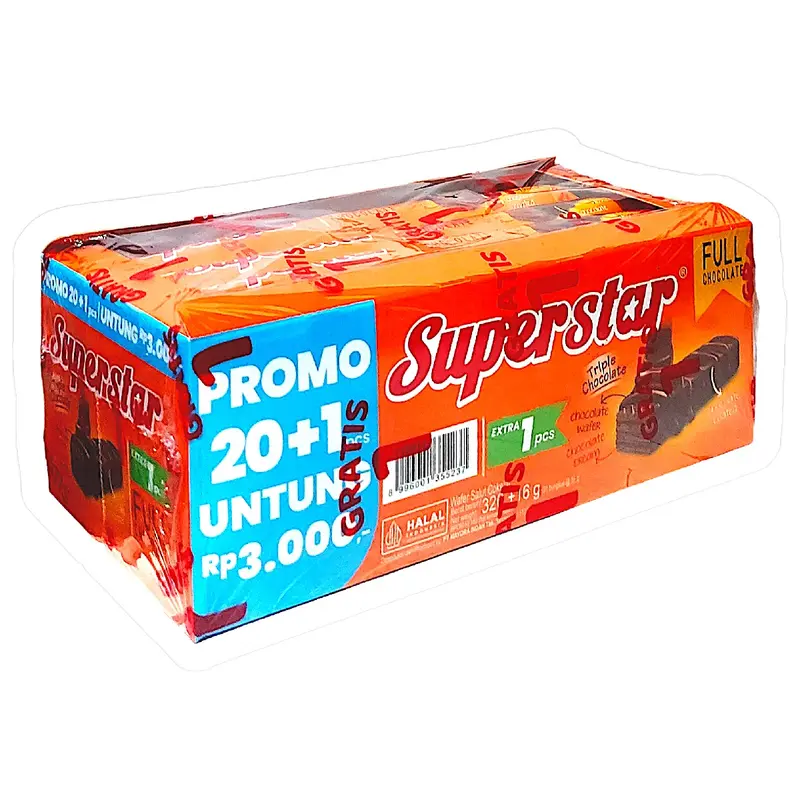 Tiga Kali Cokelat-nya: Wafer Cokelat SUPERSTAR Nostalgia Cokelat Superman Legenda Dari Taun 90-an 0