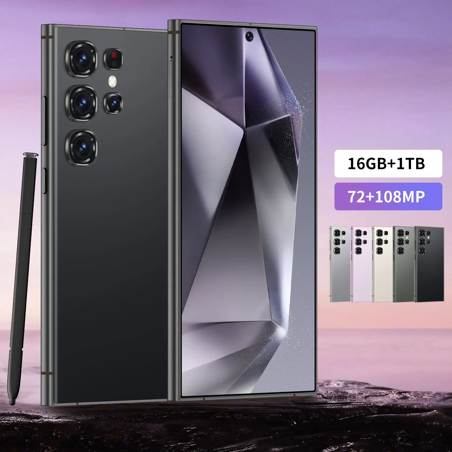 Multifunctional Smartphone | S 25 Ultra with 6.8-Inch Display, 16GB+1TB Storage, Android 13, and 5G Network Support Cellphone