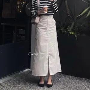 Onora - Rok Kargo Kenzy Cargo Skirt Rok Kekinian Casual