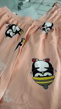 Product Review of AKS Setelan baju tidur wanita dewasa lengan kutung celana pendek bahan katun polyester adem licin serap keringat motif karakter animasi lucu full kancing fit to XXL big size jumbo kekinian terbaru set piyama perempuan remaja cocok untuk harian PY009 from m**4 1