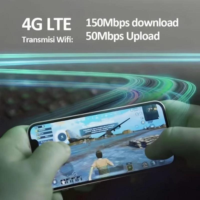 YGDS WiFi Modem H806 Wireless Router 4G LTE Mini Modem 150Mbps Mobile Broadband WiFi Black Charger