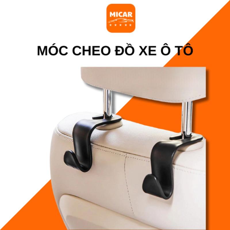 Móc Treo Đồ Ô Tô Chữ S MICAR Gài Sau Ghế Bản To, Nhựa ABS Cao Cấp An Toàn, Tiện…