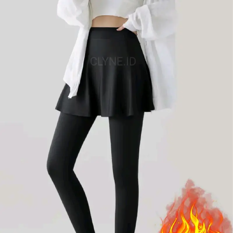 Legging Rok Olahraga Wanita Skirt Sport Jogging Renang Sepeda Lari Zumba Senam Olahraga Senam Gym Muslimah Rok Celana Sport  Yoga Outdoor 1