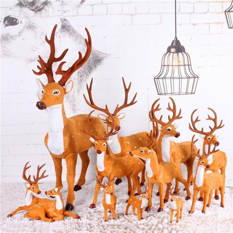 Trang trí Giáng Sinh mô phỏng hươu reindeer/elk cho nhà; quà tặng trẻ em; đạo…