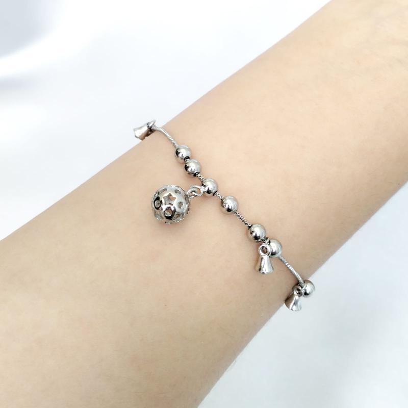 Gelang Titanium wanita -Bt3- Perhiasan aksesoris bracelets anti karat simpel daily 0