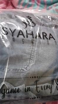 Product Review of Setcel - A03 SYEHAL COLLECTION- Oneset / Setcel Kemeja Wanita Full Jeans - Setelan Pakaian Wanita Denim Baju Panjang from Y**g 0