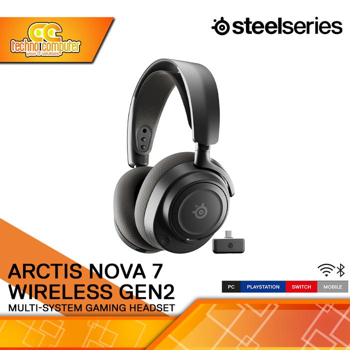 Gambar HEADSET STEELSERIES ARCTIS NOVA 7 Wireless Gen 2 - Gaming Headset Wireless dari Techno Computer Bali Kota Denpasar Tokopedia