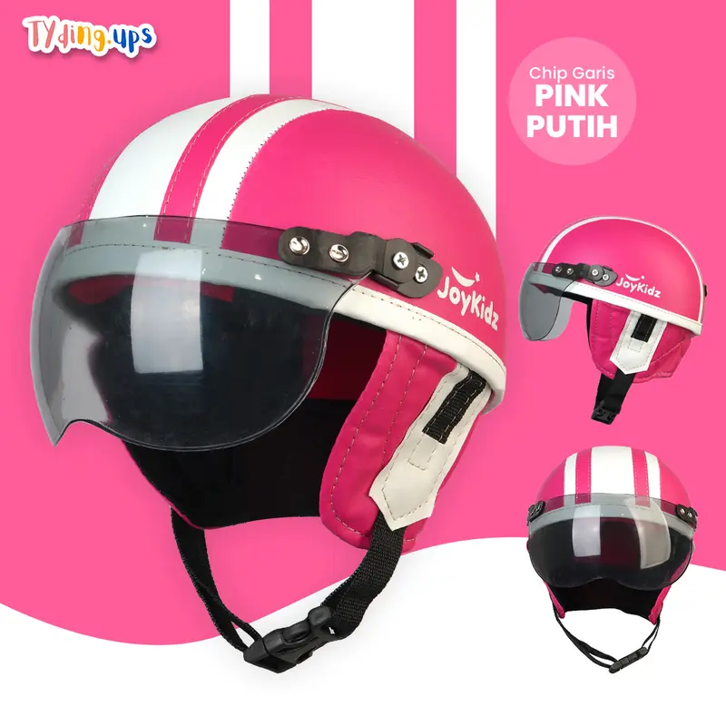 HELM CHIPS ANAK SNI 1-5 TAHUN VARIASI GARIS POLOS MACAM WARNA CANTIK 0