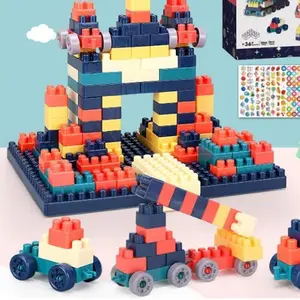 IM] 100PCS MAINAN BALOK SUSUN UKURAN SEDANG PACKING KOTAK / BALOK KOTAK 100PCS