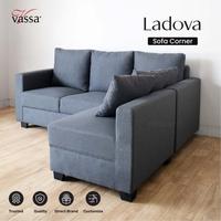 Gambar Sofa L Ladova Sofa Corner Sofa Sudut Minimalis By Vassa dari Vassa Sofa & Home Kab. Bogor 5 Tokopedia