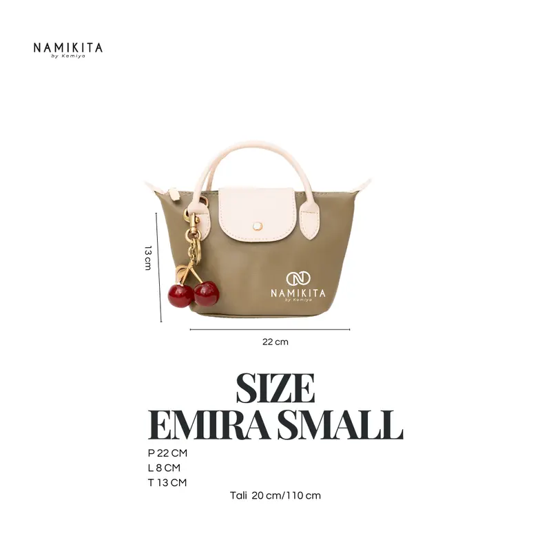 (Namikita) Emira Small Bag -  Free Goodie Bag Tas Selempang Wanita Slingbag Cewek 2