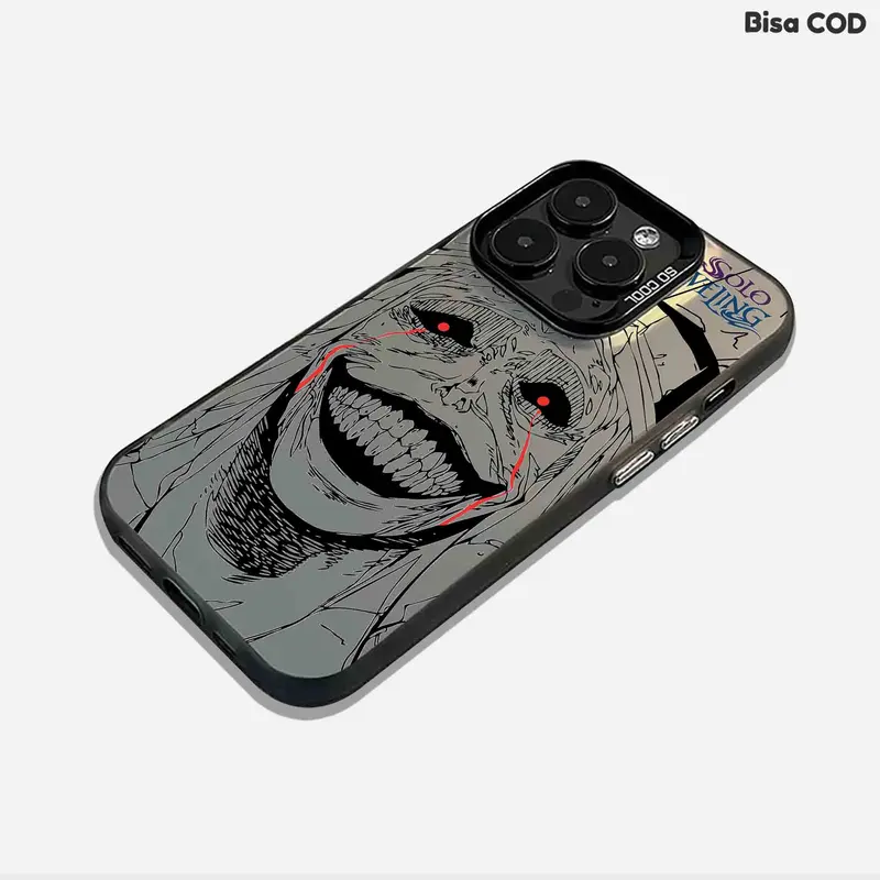 Kesing Hp SOLO LEVELING Case IMD - Casing Tecn* Hologram Silikon Premium dengan Pelindung Kamera dan TPU Lembut - Handphone, Ponsel 2