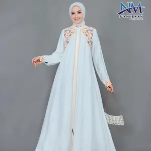 HIKMAH SET/GAMIS BORDIR/GAMIS FASHION/GAMIS PESTA/COD