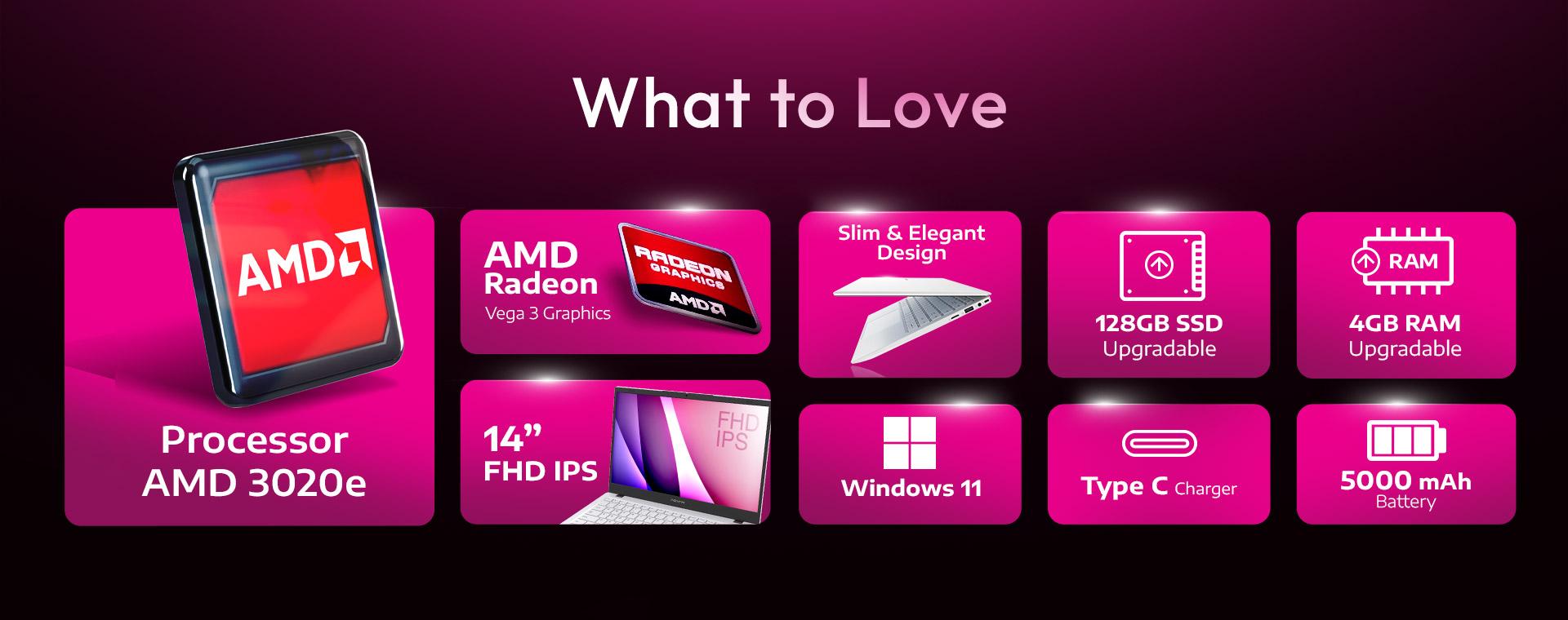 [Exclusive KING KEVIN] ADVAN Soulmate X 14” IPS FHD AMD 3020e 4GB/128GB Free Windows 11 Original Laptop Notebook Upgradeable