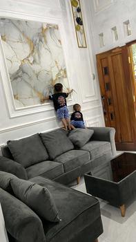 Product Review of Walldecor Berkah Set Isi 2 Hiasan Dinding Frame Metal Gold 100x26 Wall Decor Pajangan Dekorasi from A**i 0