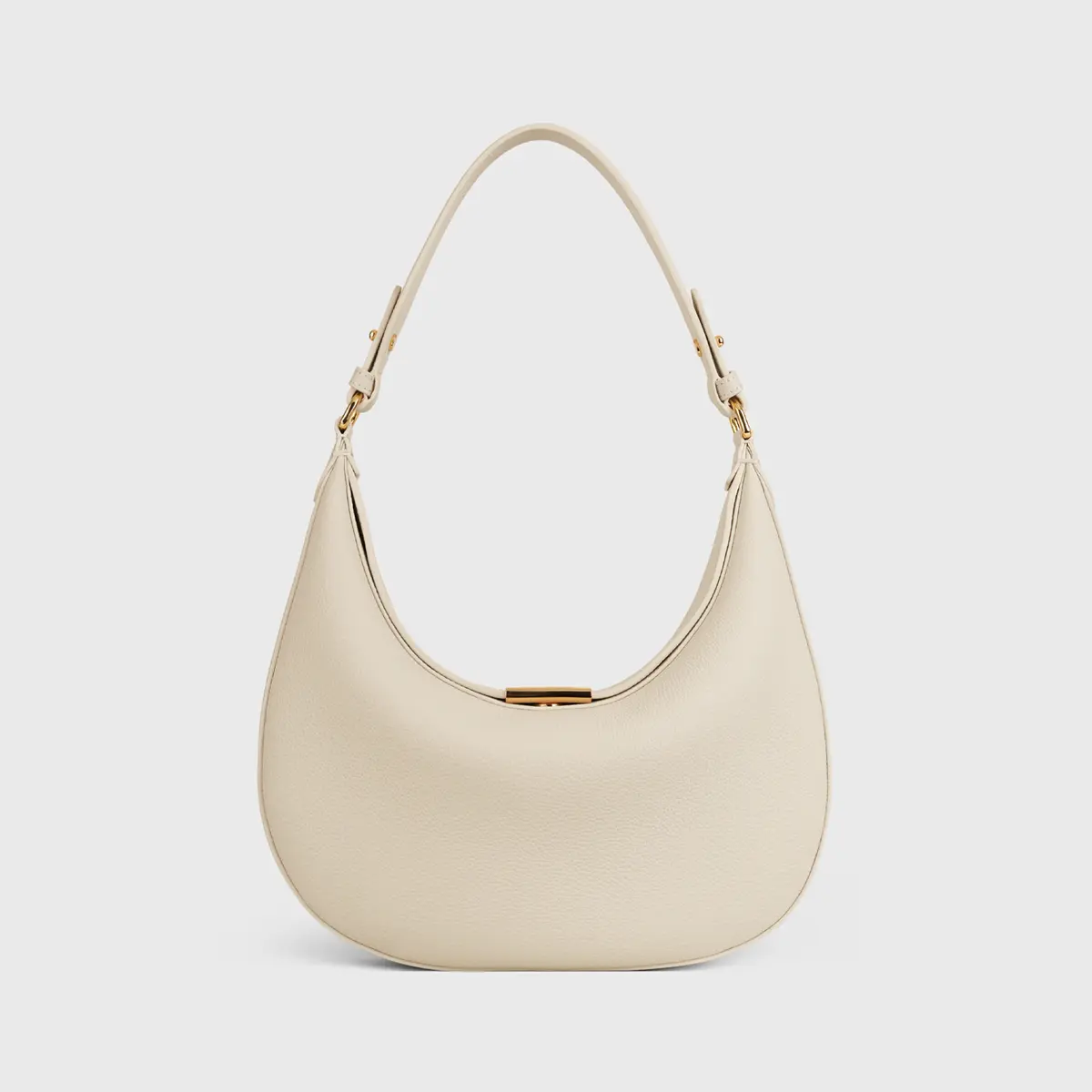 Gianna Crescent Hobo in Cream (Tocco Toscano)