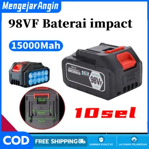 BATERAI LITIUM LI-ION BATERAI BOR ELEKTRIK CORDLESS RECHARGEABLE/ BATERAI 98VF Baterai Kunci Pas Listrik baterai  bor