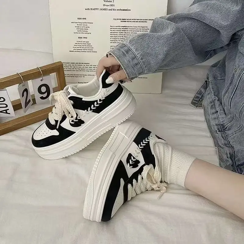 ARAN_Sepatu Sneakers Wanita Havana Motif kekinian SL03 Casual Sport Cewek Kasual Shoes Olahraga 2
