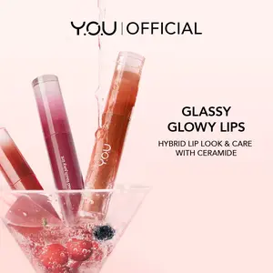 YOU Cloud Touch Juicy Tint | Healthy Glow Lips | Korean Style Liptint Gloss | Melembapkan Bibir | Lipstik with Ceramide | [Hot Selling]