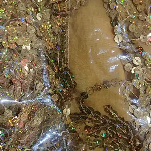 Belly Dance Hip Scarf Sequins Tassel Bag Hip Skirt Sabuk Tari Perut Selendang Zumba Sequin Payet Manik Rumbai Pelangi Gliter Rok