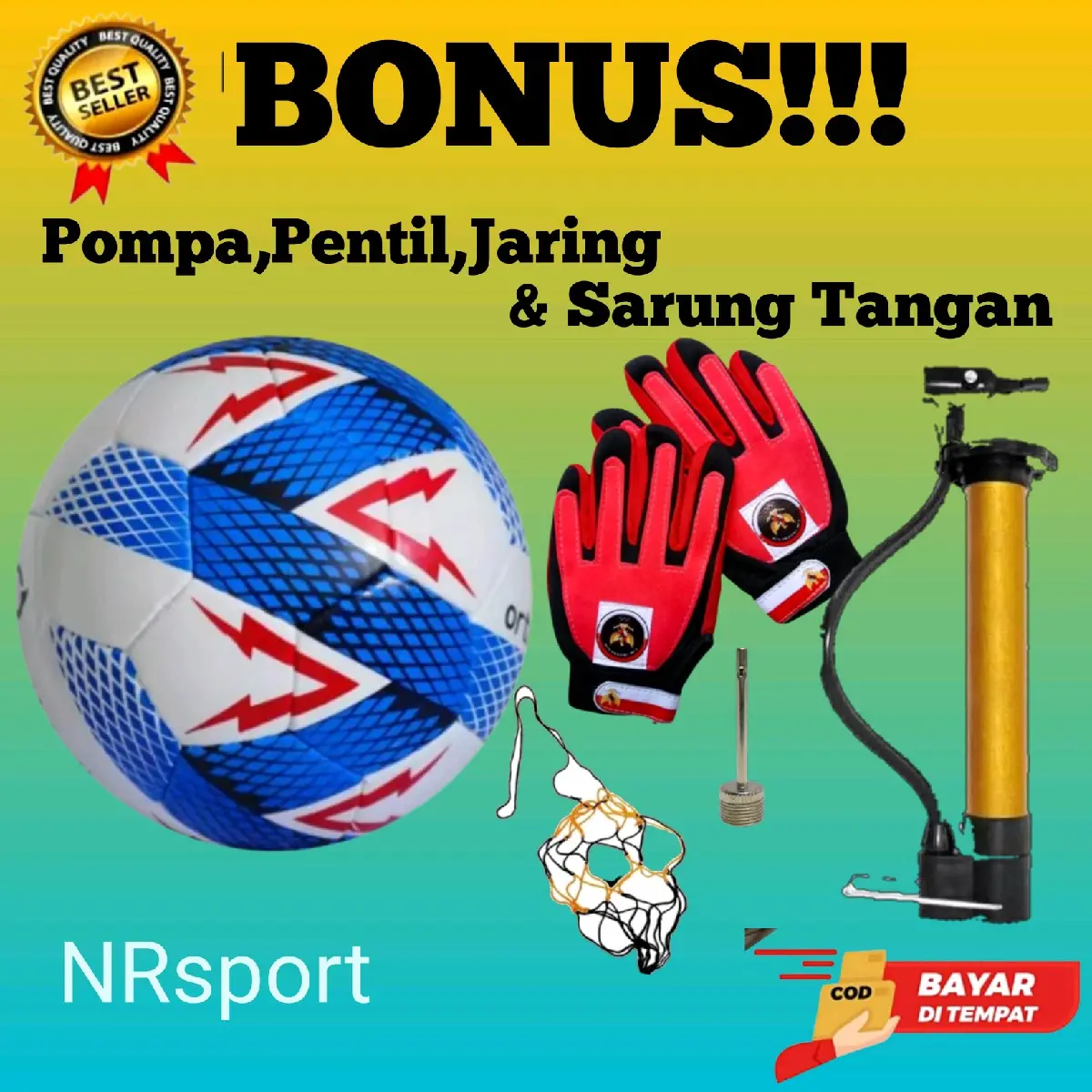 Bola Futsal Size 4 Bahan Fu Kilap Ball Futsal Indour Free Pompa Pentil Dan Jaring Ball kaki Indoor Antau Outdoor