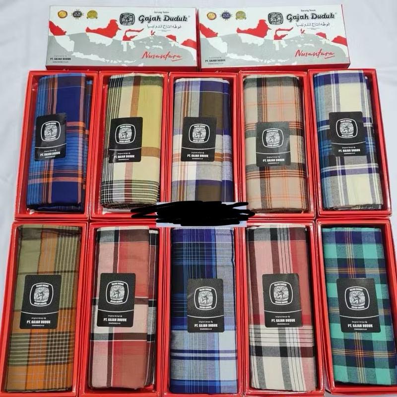 100% original sarung gajah duduk asia / Musantaraa ( dos merah kotak) 6