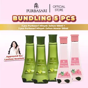 [DAPAT 5] MAMI LOUISSE x Purbasari Minyak Zaitun Jasmin Hijau Kering Melembutkan Mengencangkan  Melati Pengencang