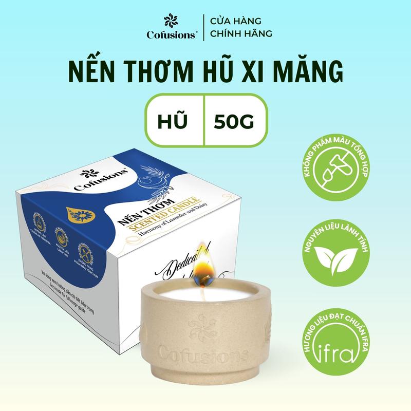  Nến thơm Stunning sunset Cofusions 50g - Hũ xi măng 