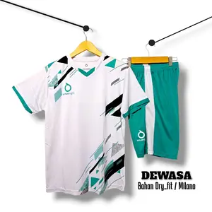 Baju bola Jersey futsalDewasa Motif Brend Cewek dan Cowok - Bahan Dry_fit - Sport