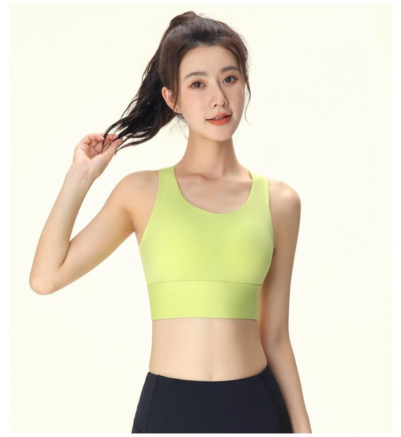 Product Introduction of High-Intensity Sports Bra for Women - Anti-Shock, Moisture-Wicking, Fixed Cups,Stylish Back Design Women's Sports Tank Top 24