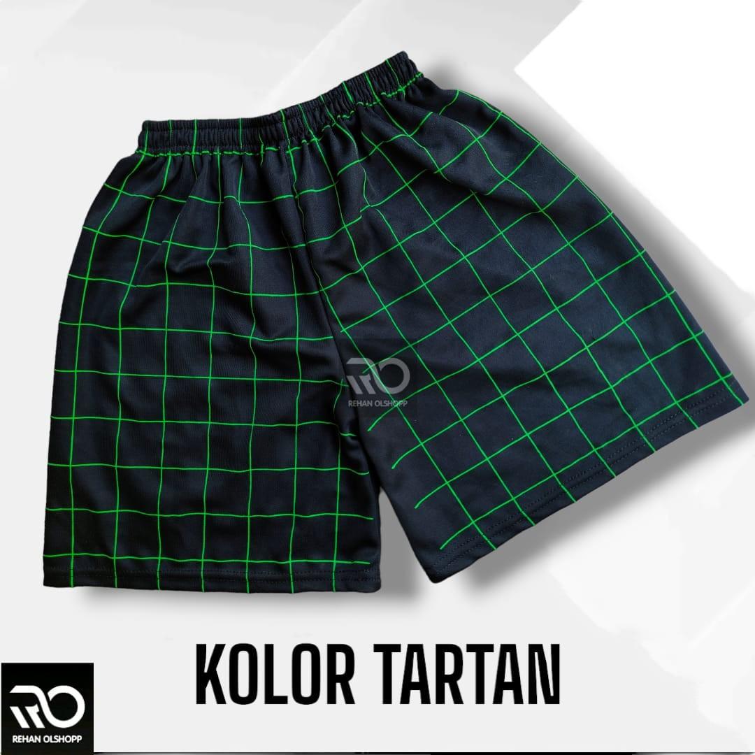 100Ribu an 15Pcs Celana Kolor Boxer Api Dan Tartan Pria Wanita Unisex REMAJA & DEWASA Harian Santai pendek  Hitam  Melar  Motif  Biru Hitam Putih Merah Shorts Polos Hijau Distro Panjang Nyaman Tartan Lembut