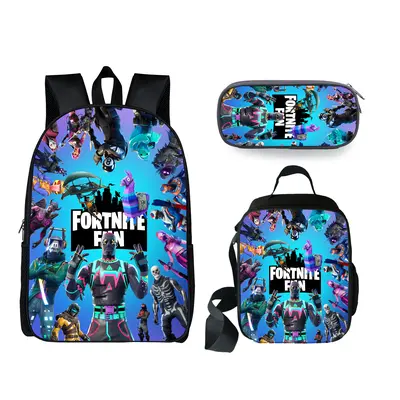 Fortnite backpack with lunch bag best sale