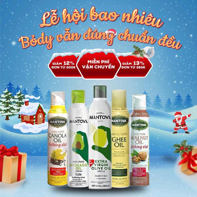   Bán Chạy  Dầu Ăn Dạng Xịt Dầu Pam Olive Gofit Mart 