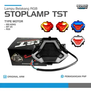 Stoplamp 3in1 R25 Mt25 MX King TST 3 in 1 Lampu belakang Mx King R25 stoplamp biru r25 mx