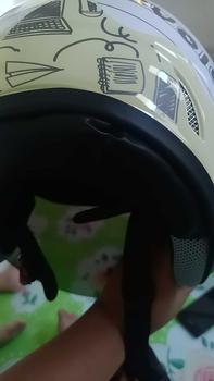 Product Review of Helm Dewasa Half Face evolution Motif Note Murah PREMIUM Kaca from M**s M**y ** 0