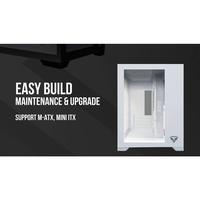 Gambar CASING PRIME GAMING X-[KM] Glass - mATX Case Tempered Glass - Hitam dari Techno Computer Bali Kota Denpasar 5 Tokopedia
