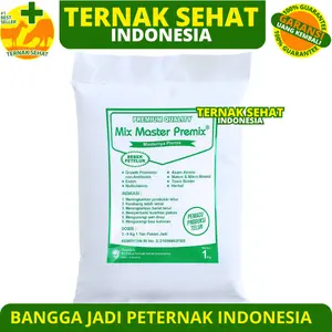 MIX MASTER PREMIX BEBEK PETELUR 1 KG - Suplemen Vitamin Bebek Pemacu Produksi Telur & Kualitas Telur