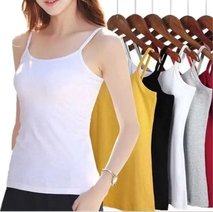 Tank Top Yutind Jumbo Tali Kecil Atasan Remaja- Tanktop Pakaian Dalam Wanita Sexy Tali Singlet/Kamisol Katun Kemben Crop Dewasa Dalaman Cewek Rompi
