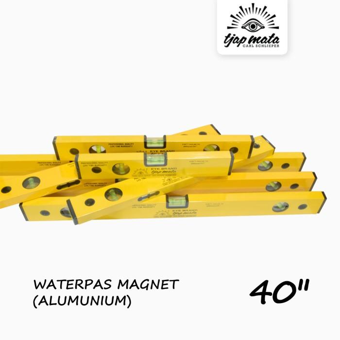 Gambar TJAP MATA / CAP MATA Waterpas Magnet Alumunium 40" dari Tjap Mata Indonesia Kota Administrasi Jakarta Pusat Tokopedia