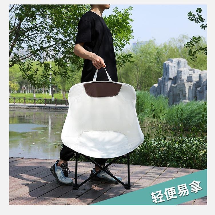 Product Introduction of Portable Camping Folding Chair Heavy Duty Oversized Outdoor Chair Foldable Camp Chair with Side Pocket With Carry Bag 9