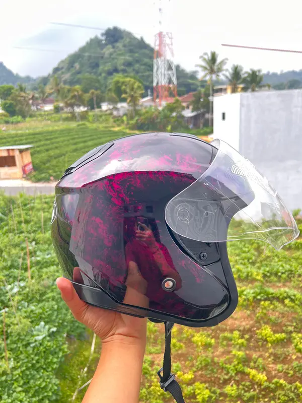 Helm Kyoto Model ABSTRAK | SNI | ORIGINAL SKS Kyoto 5