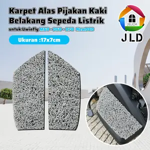 JieLiDa Karpet PVC Mie Bihun Karpet Pijakan Alas Kaki Belakang Sepeda Listrik Uwinfly M60/D60/D70/NewD8D