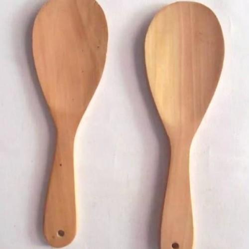 [ BISA BAYAR DITEMPAT ] centong kayu / centong nasi / centong / centong kayu anti lengket / centong kayu murah / centong nasi kayu centong nasi Alat Sendok Kitchenware 1