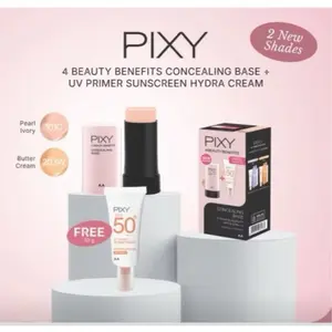 BUNDLING 1 GRATIS 1 PIXY CONSEALING BASE FREE UV PRIMER SUNCREEN BEST SELLER