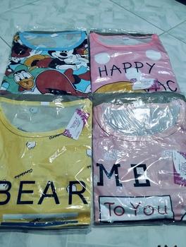 Product Review of Blackpink Daster Pakaian Wanita Baju Tidur Motif Kartun Oversize Korea Pendek Piyama Dress Dewasa 4017 from v**a 3