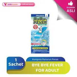 Bye Bye Fever For Adult Kompres Penurun Panas (1 Sachet)