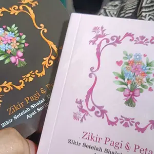 READY STOK!!! Zikir Pagi Petang Buku Saku  || Doa Seribu Dinar || Dzikir Setelah Shalat dan Doa-Doa Penting Dilengkapi dengan Audio, Estetic