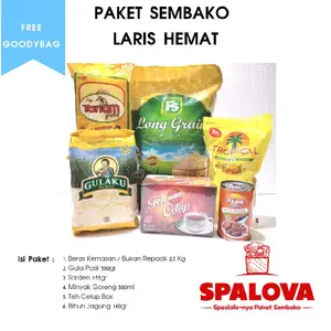 PAKET SEMBAKO LARIS HEMAT BERAS 2,5KG