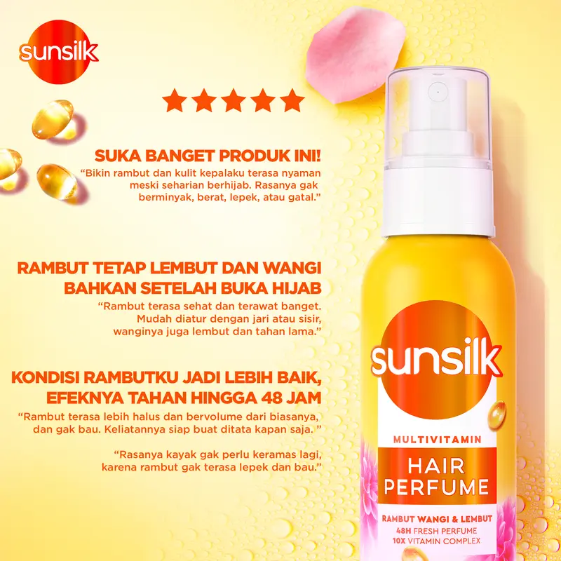 [HARGA SPESIAL] Sunsilk Silky Smooth Hair Perfume 100ml Twinpack 5